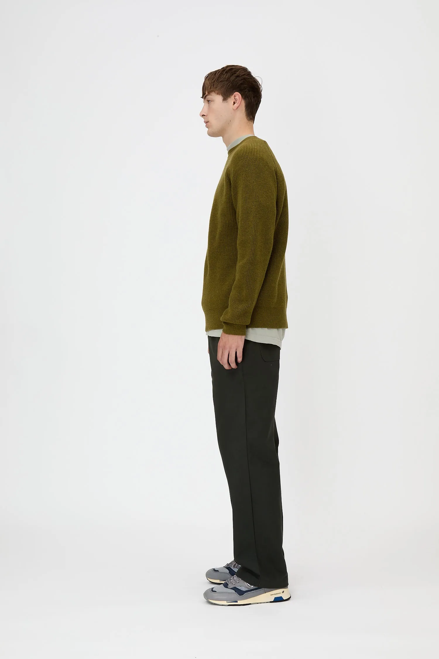 Raglan Crewneck - Moss