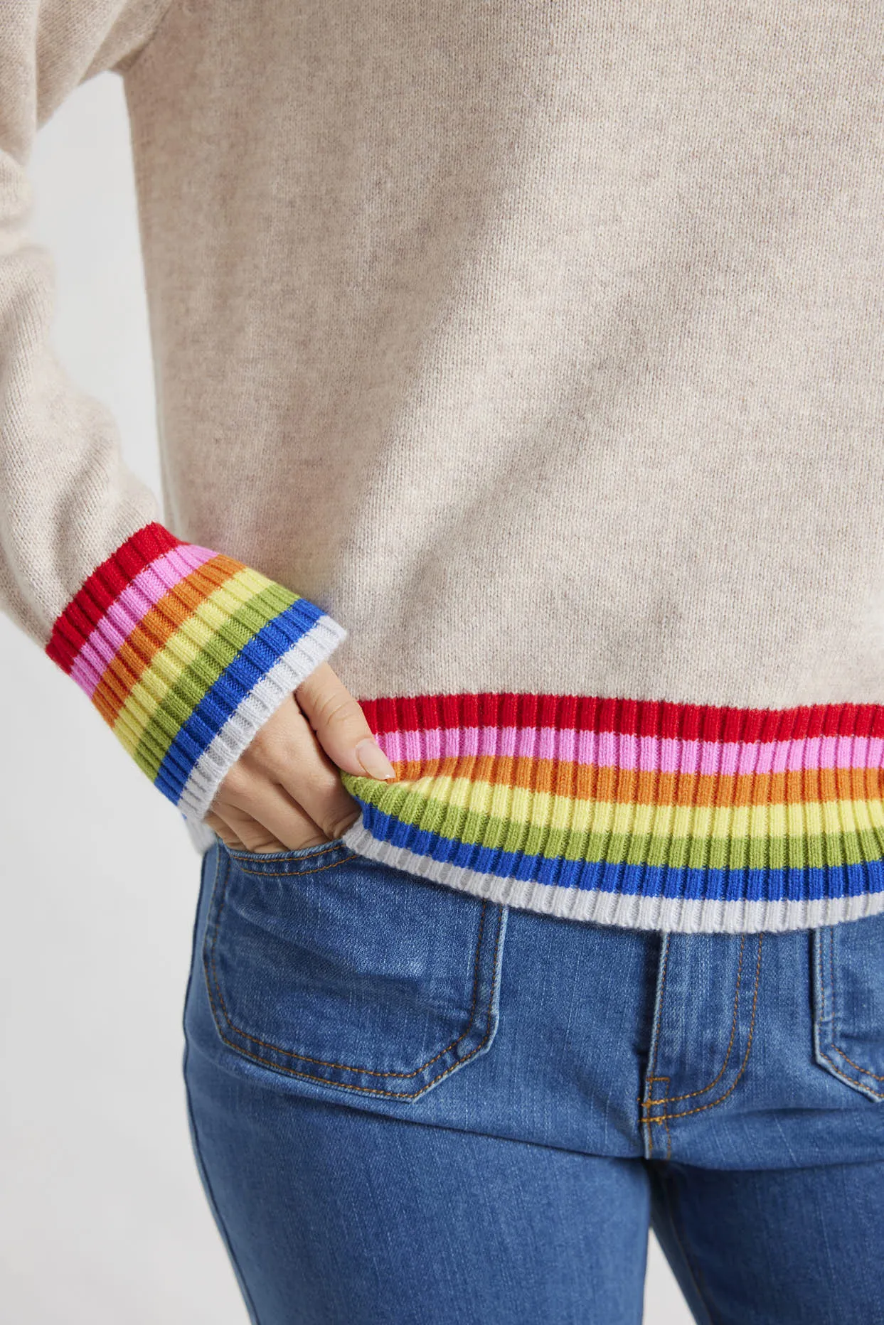 Rainbow Toastie in Porridge