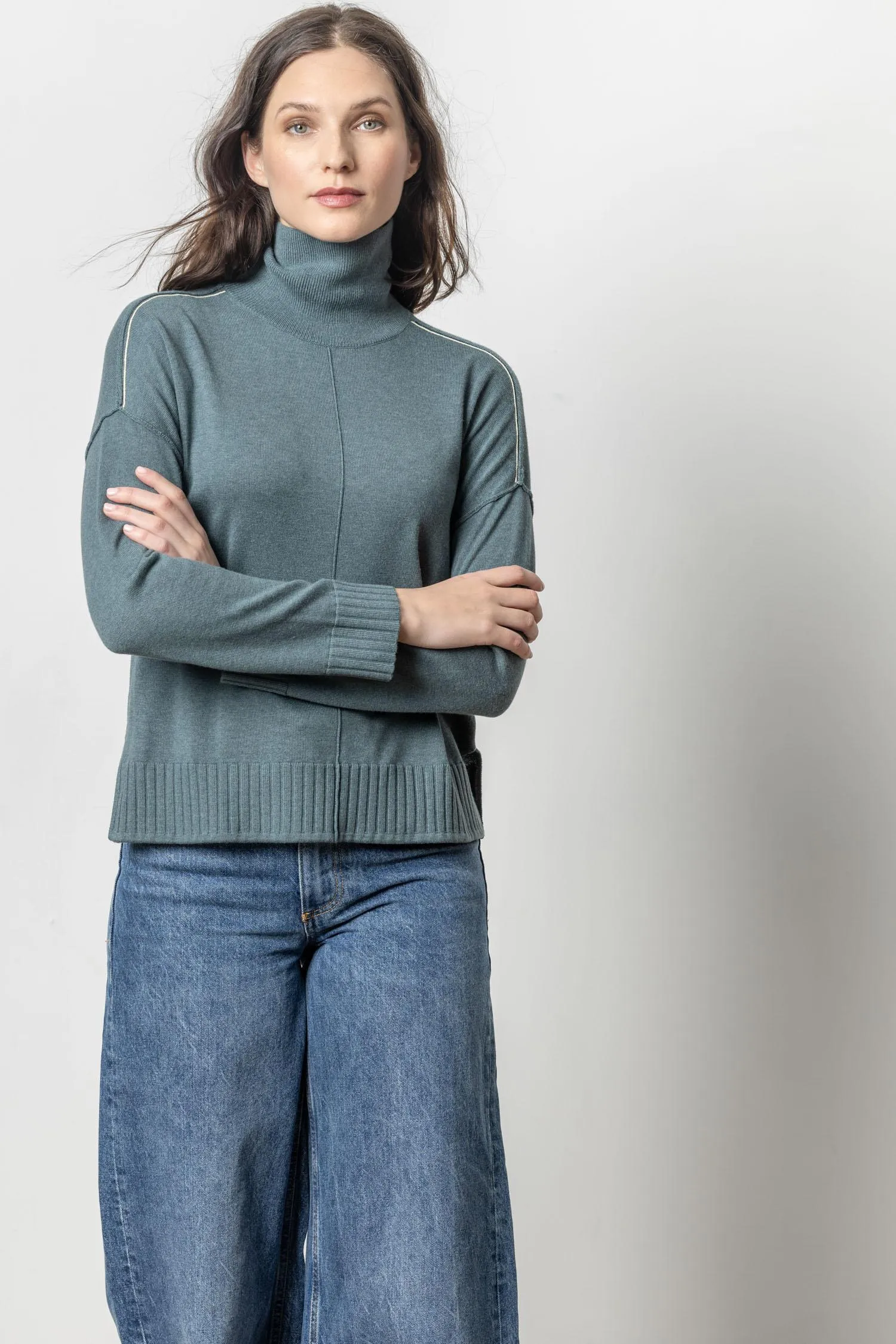 Relaxed Turtleneck Sweater