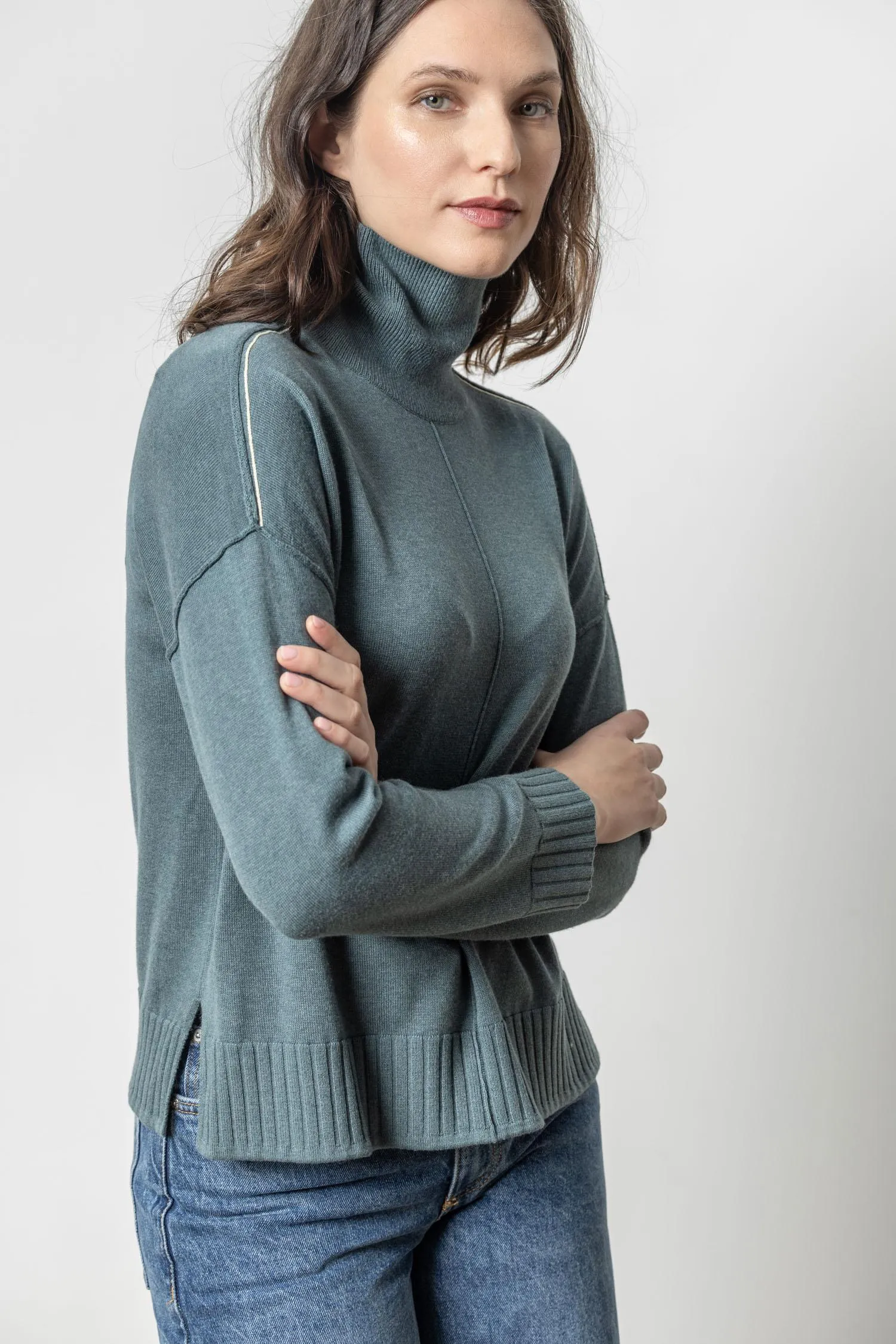 Relaxed Turtleneck Sweater