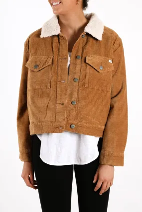 Roy Sherpa Cord Jacket Camel