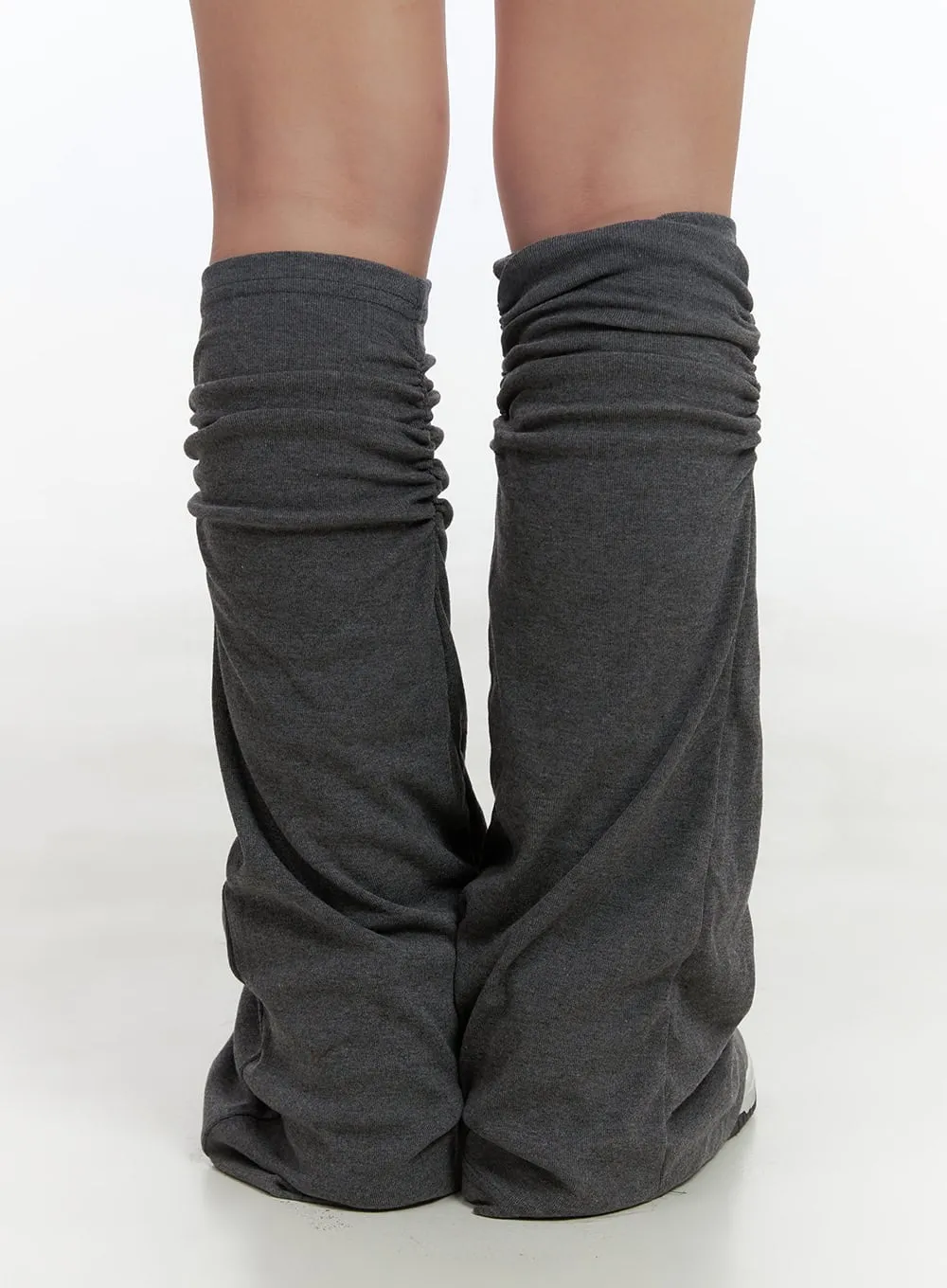 Shirred Cotton Leg Warmers CO404