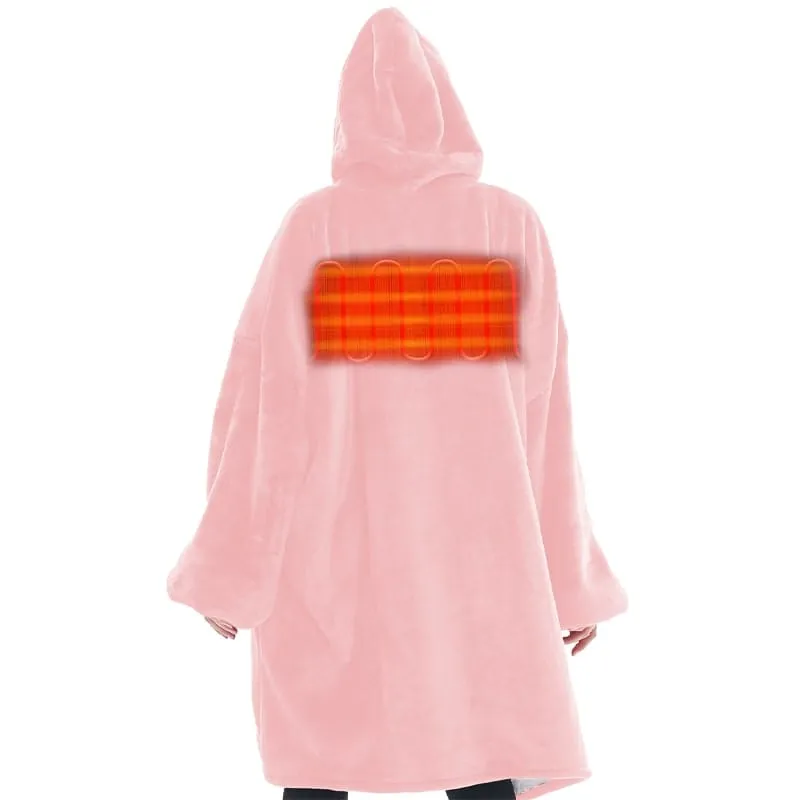 Snuggly™ Oversized Heated Hoodie Blanket