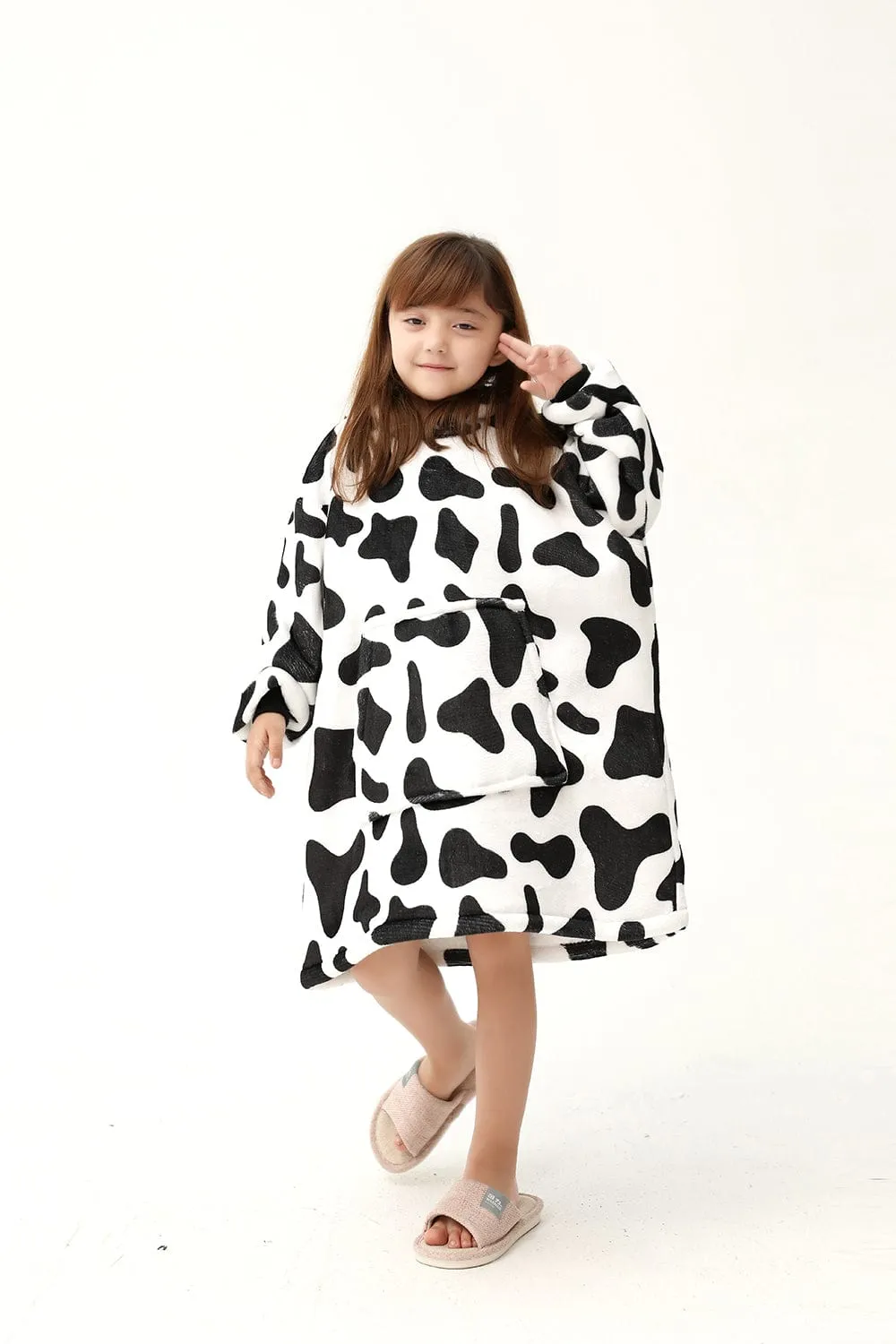 Snuggly™ Oversized Kids Blanket Hoodie