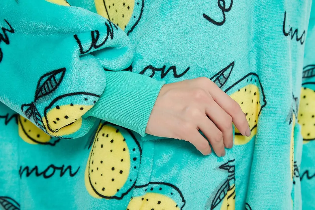 Snuggly™ Oversized When Life Gives You Lemons Blanket Hoodie