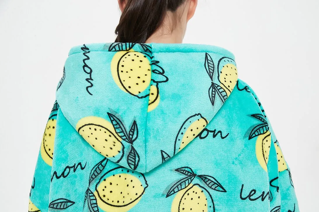 Snuggly™ Oversized When Life Gives You Lemons Blanket Hoodie