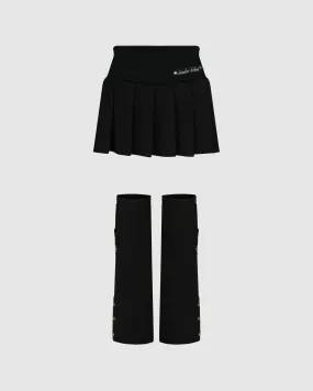 SOOT KNIT FOLD OVER SKIRT   LEGWARMER