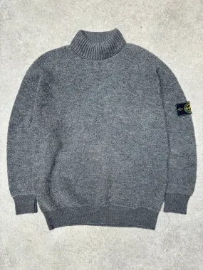 S/S 1987 Stone Island Turtleneck Wool Sweater