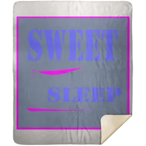 SWEET SLEEP MSHM Premium Mink Sherpa Blanket 50x60