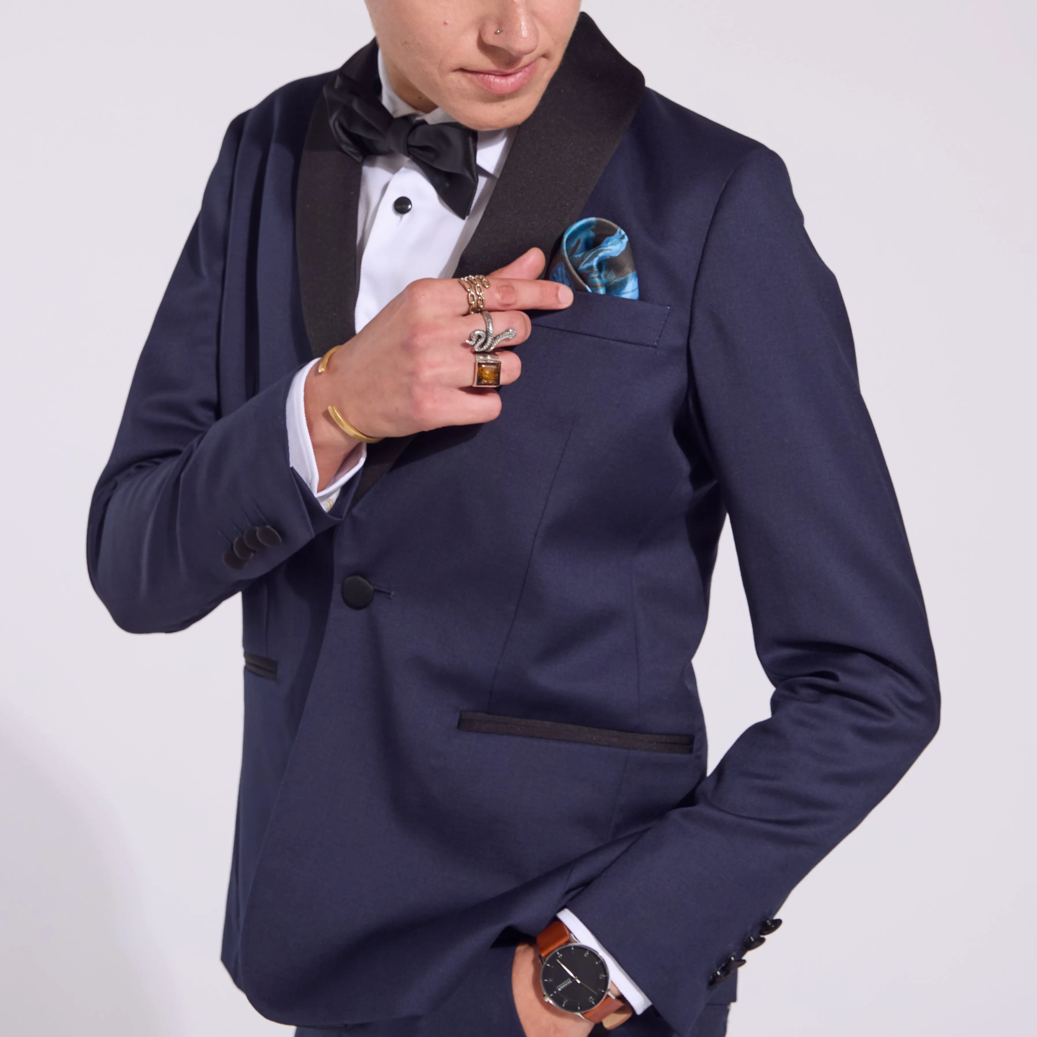 The Kirrin Midnight Tuxedo Suit Blazer