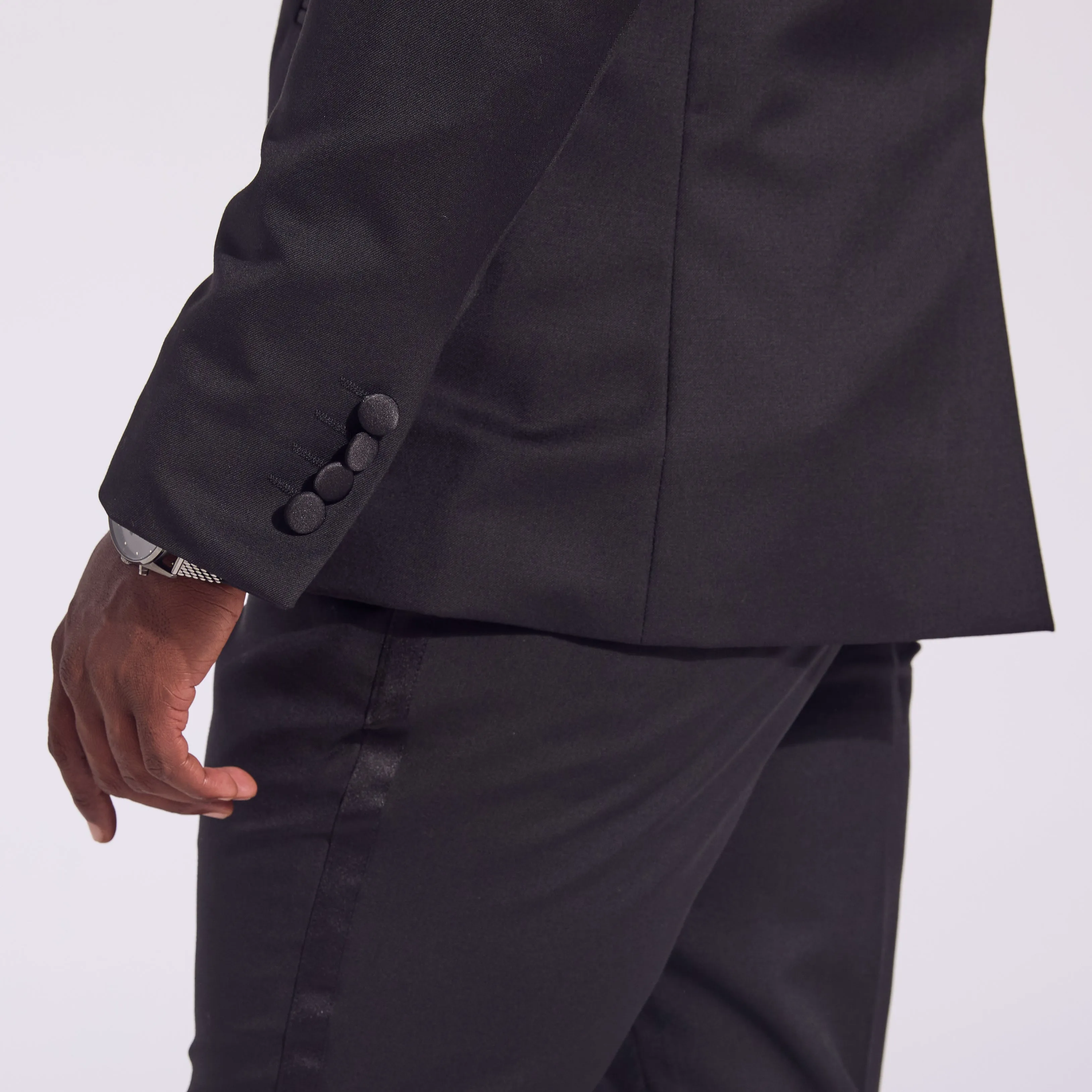 The Kirrin Noir Tuxedo Suit Blazer