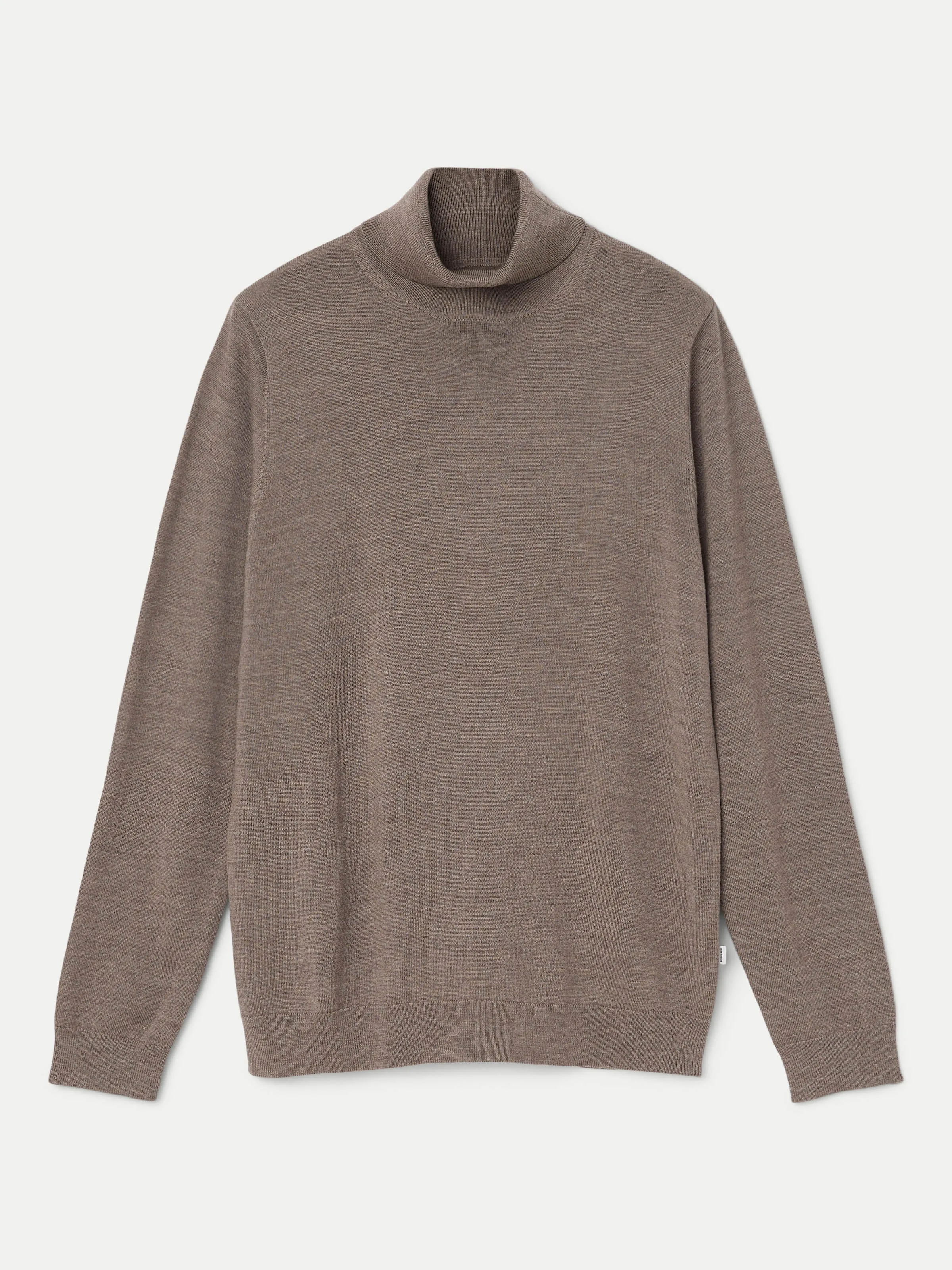 The Merino Wool Turtleneck  in Dark Taupe