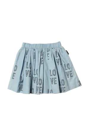 TINY TRIBE LOVE SKIRT - chambray