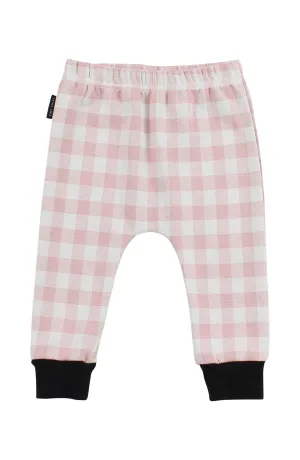 TINY TRIBE PINK CHECK PANT