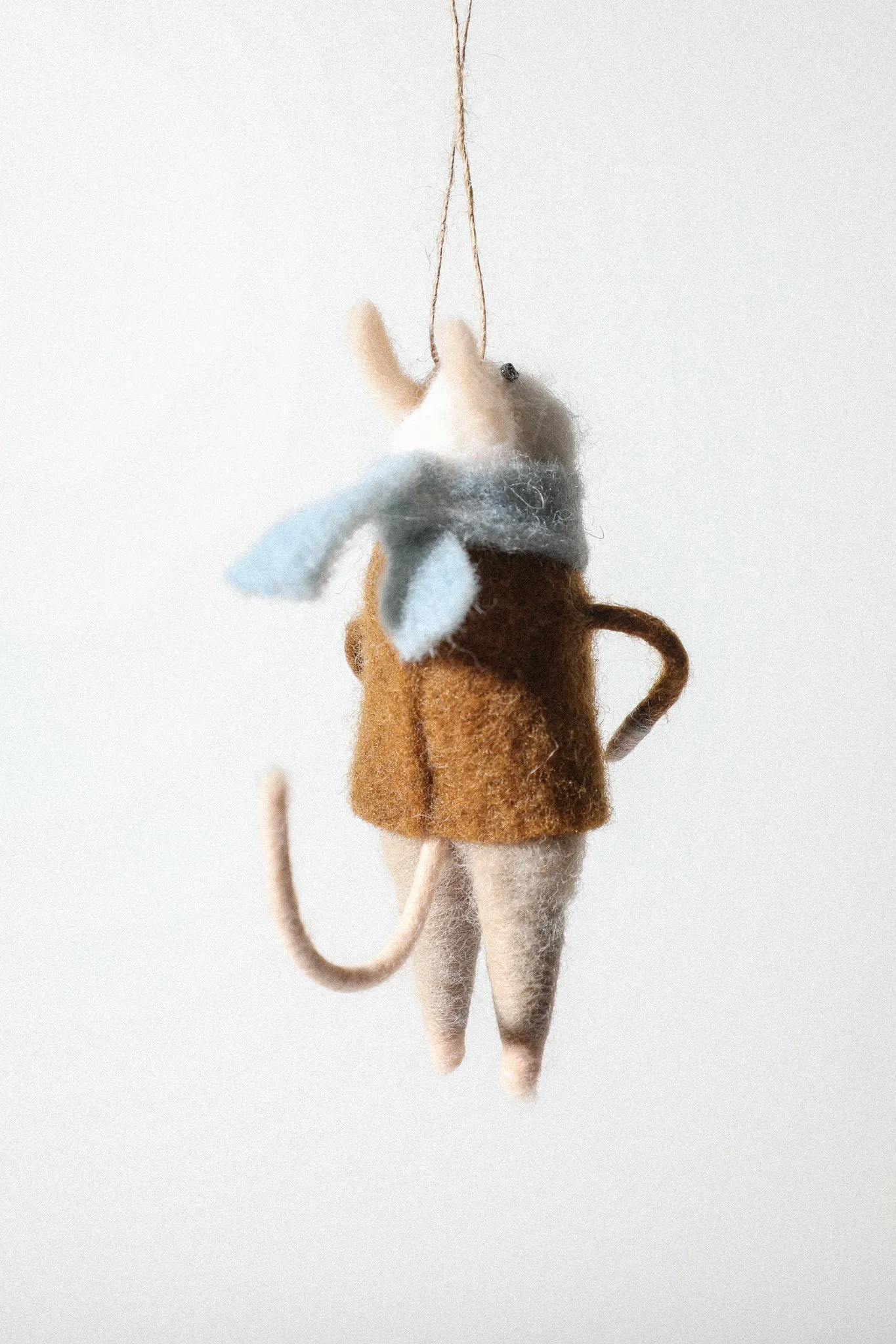 Turtleneck Mouse Felt Ornament