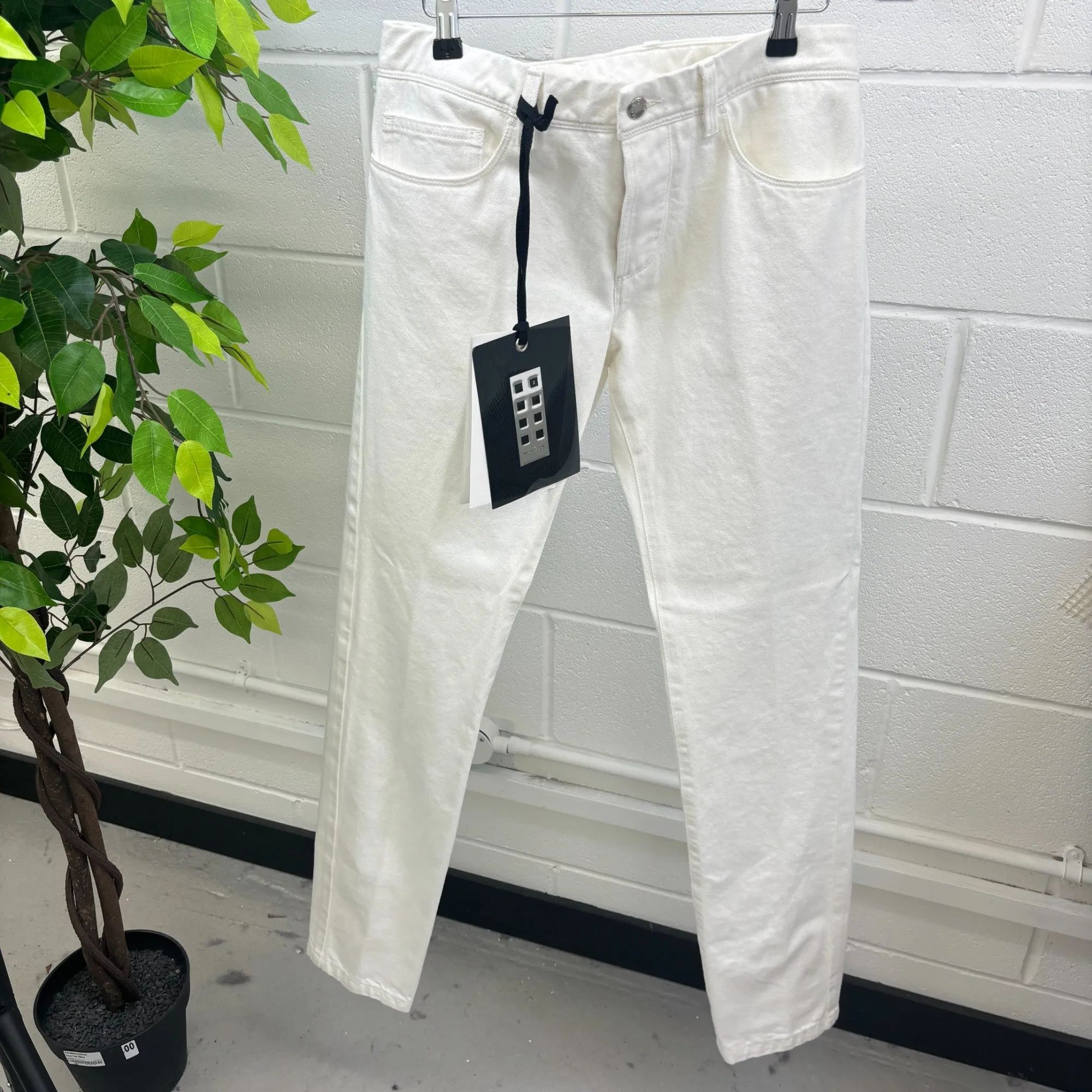 Women's Plain Jeans White Size IT 46 / UK 30